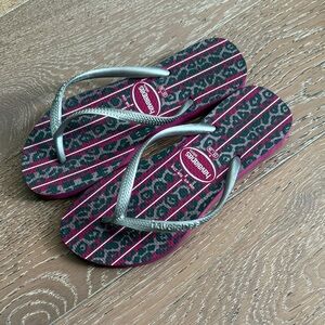 Havaianas Women's Sandals - Pink and Gray